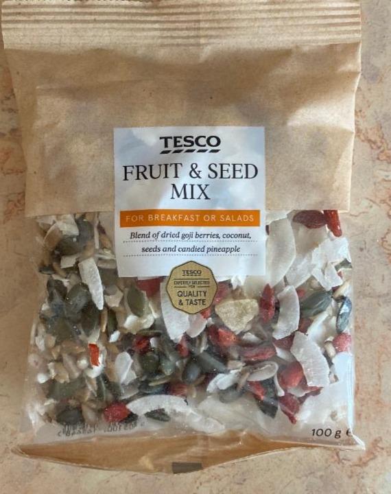 Fotografie - Fruit & seed mix Tesco