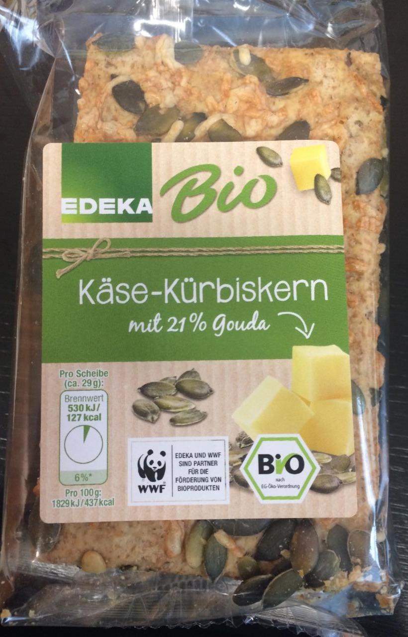 Fotografie - Käse-Kürbiskern mit 21% Gouda Edeka Bio