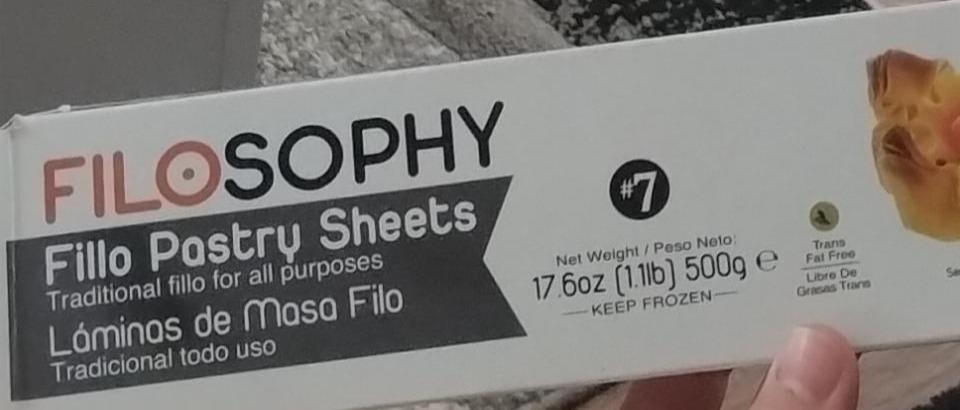 Fotografie - Fillo Pastry Sheets Filosophy