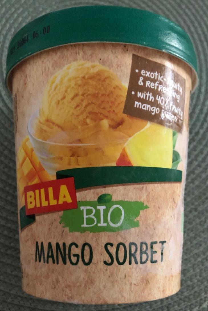 Fotografie - Bio mango sorbet Billa