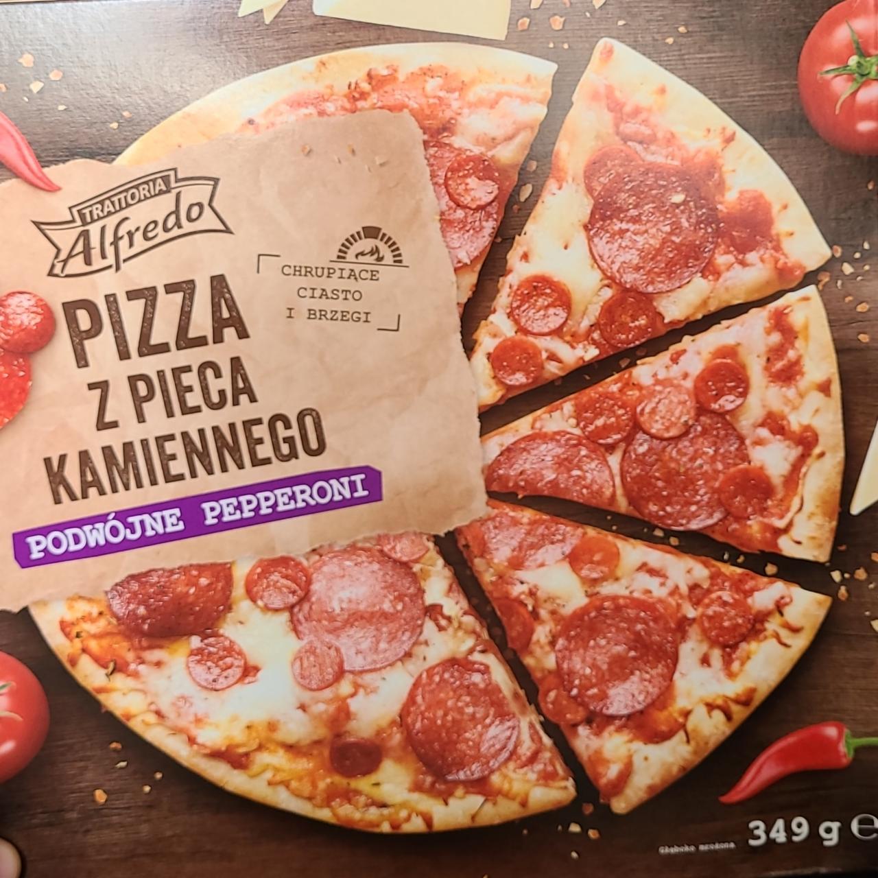 Fotografie - Pizza z Pieca Kamiennego Pepperoni Alfredo