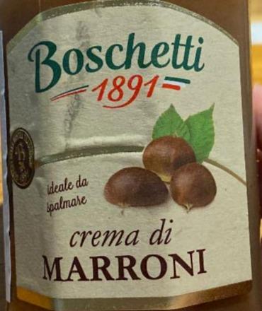 Fotografie - Crema di Marroni Boschetti