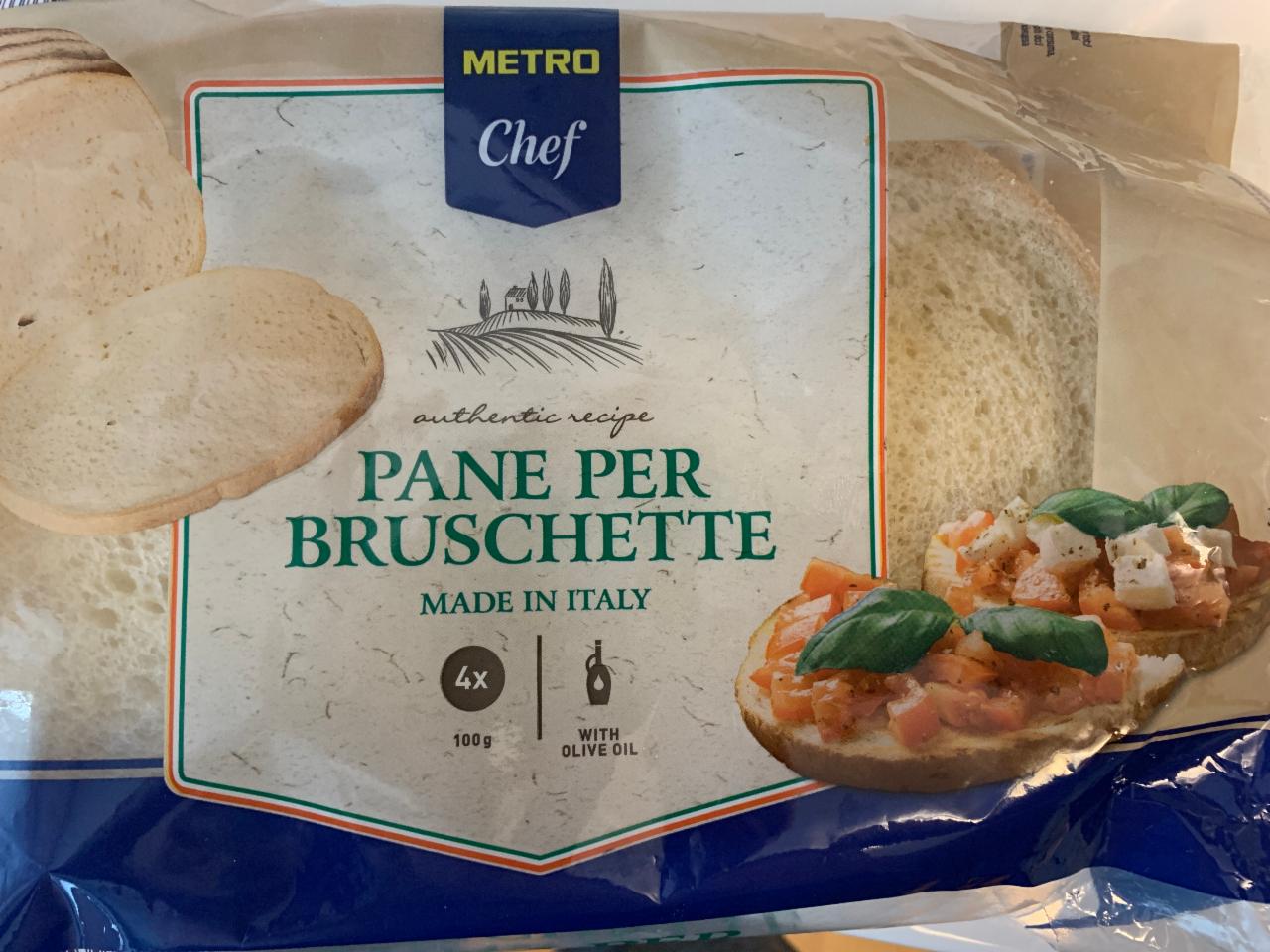 Fotografie - Pane per bruschette Metro Chef