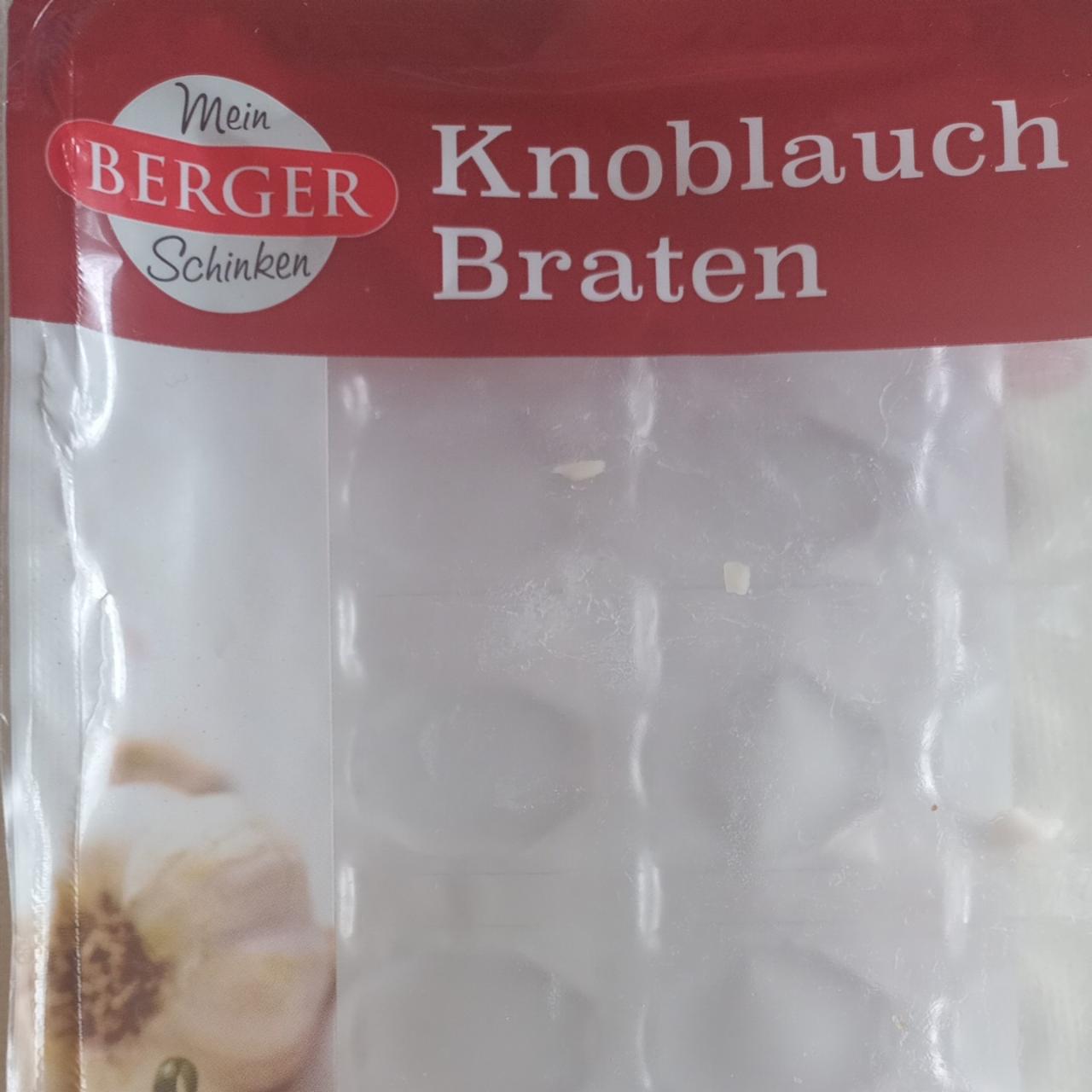 Fotografie - Knoblauch Braten Mein Berger Schinken