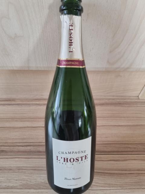 Fotografie - Champagne Brut Nature L´Hoste