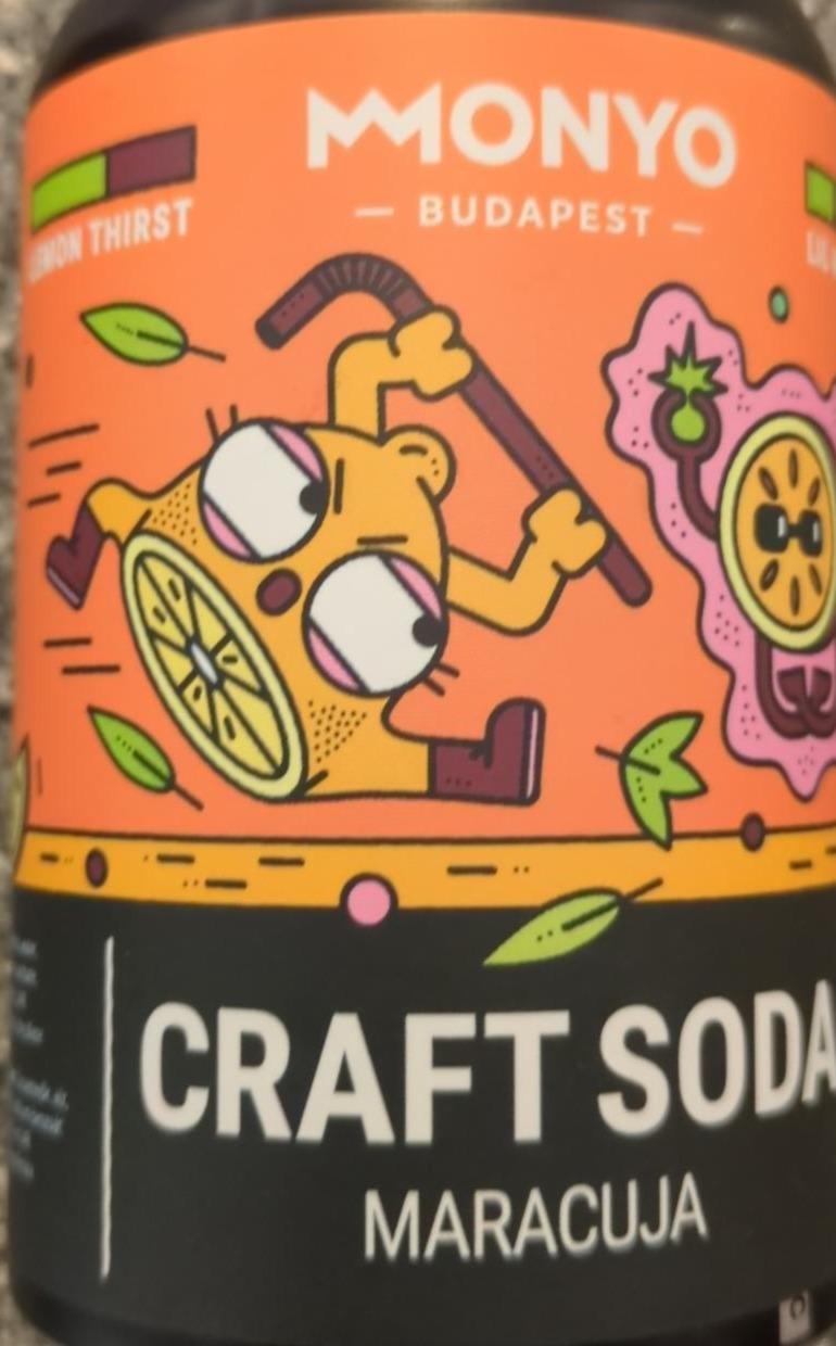 Fotografie - Craft Soda Maracuja Monyo Budapest