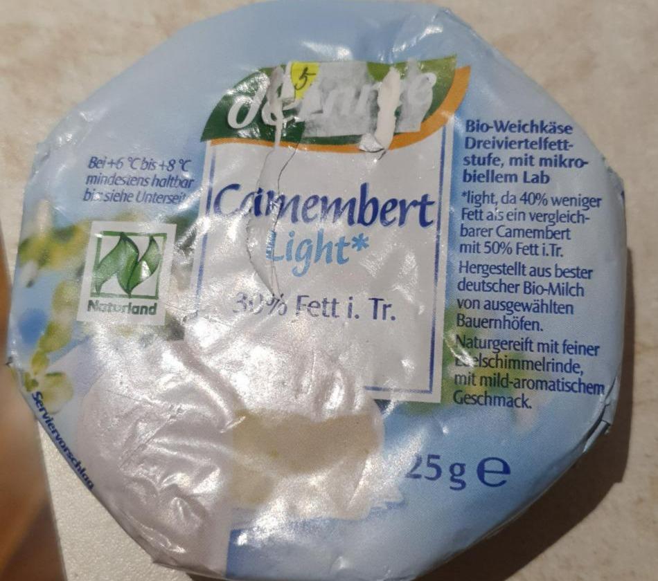 Fotografie - camembert light denneree bio