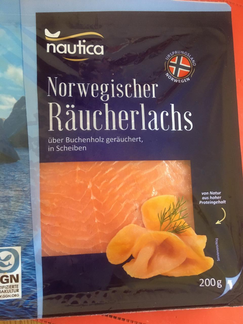 Fotografie - nautica notwegischer raucherlachs