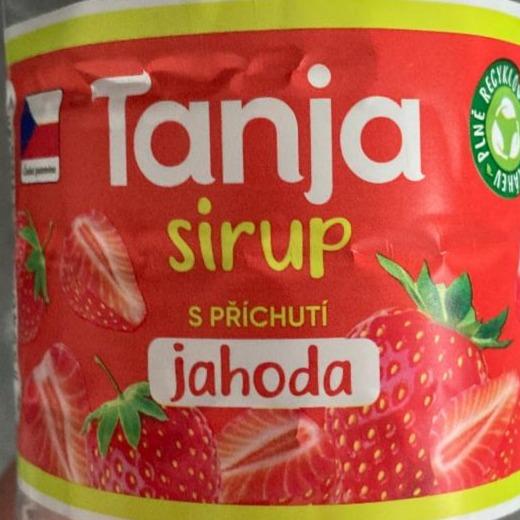 Fotografie - Sirup s příchutí Jahoda Tanja