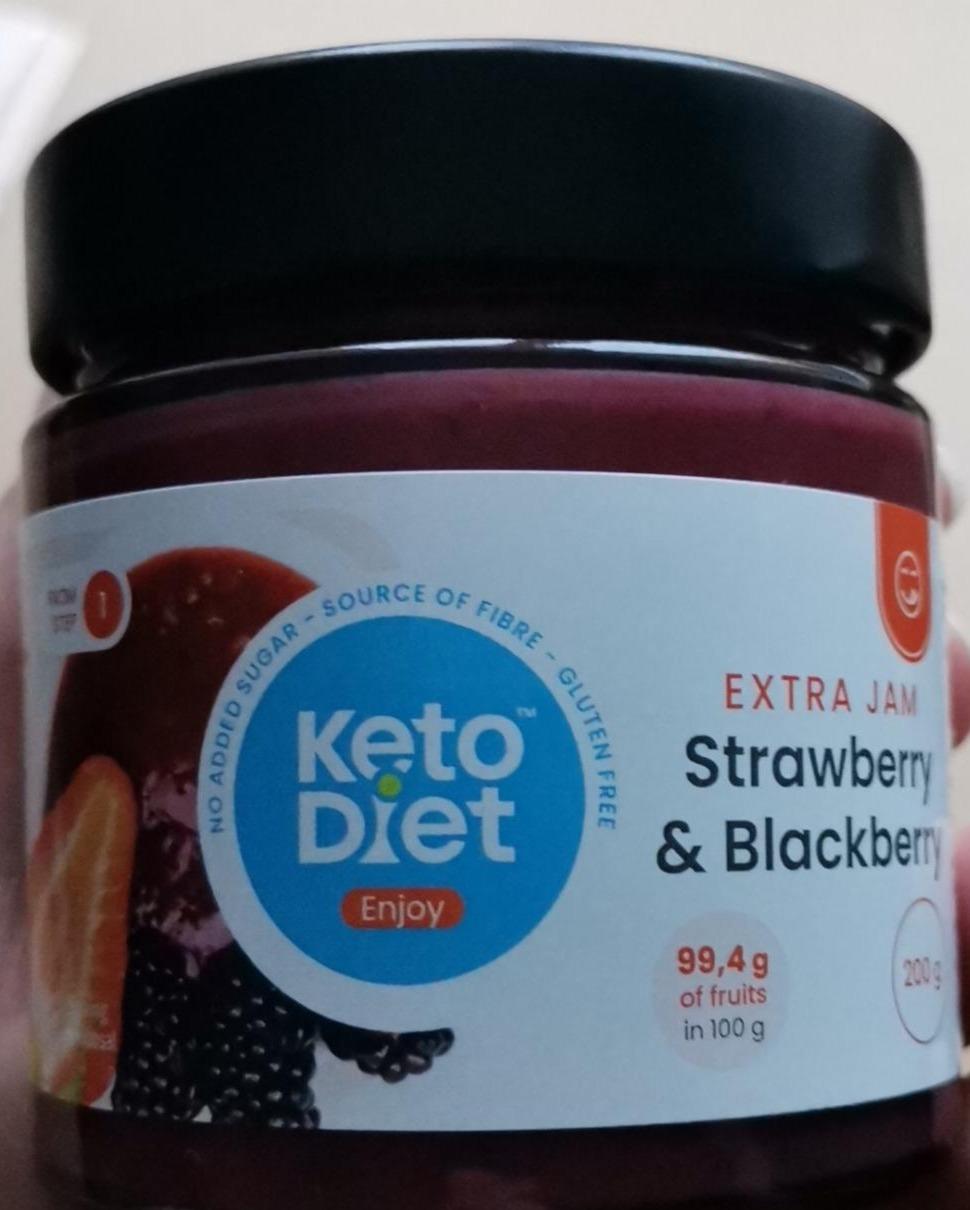 Fotografie - Extra Jam Strawberry & Blackberry KetoDiet