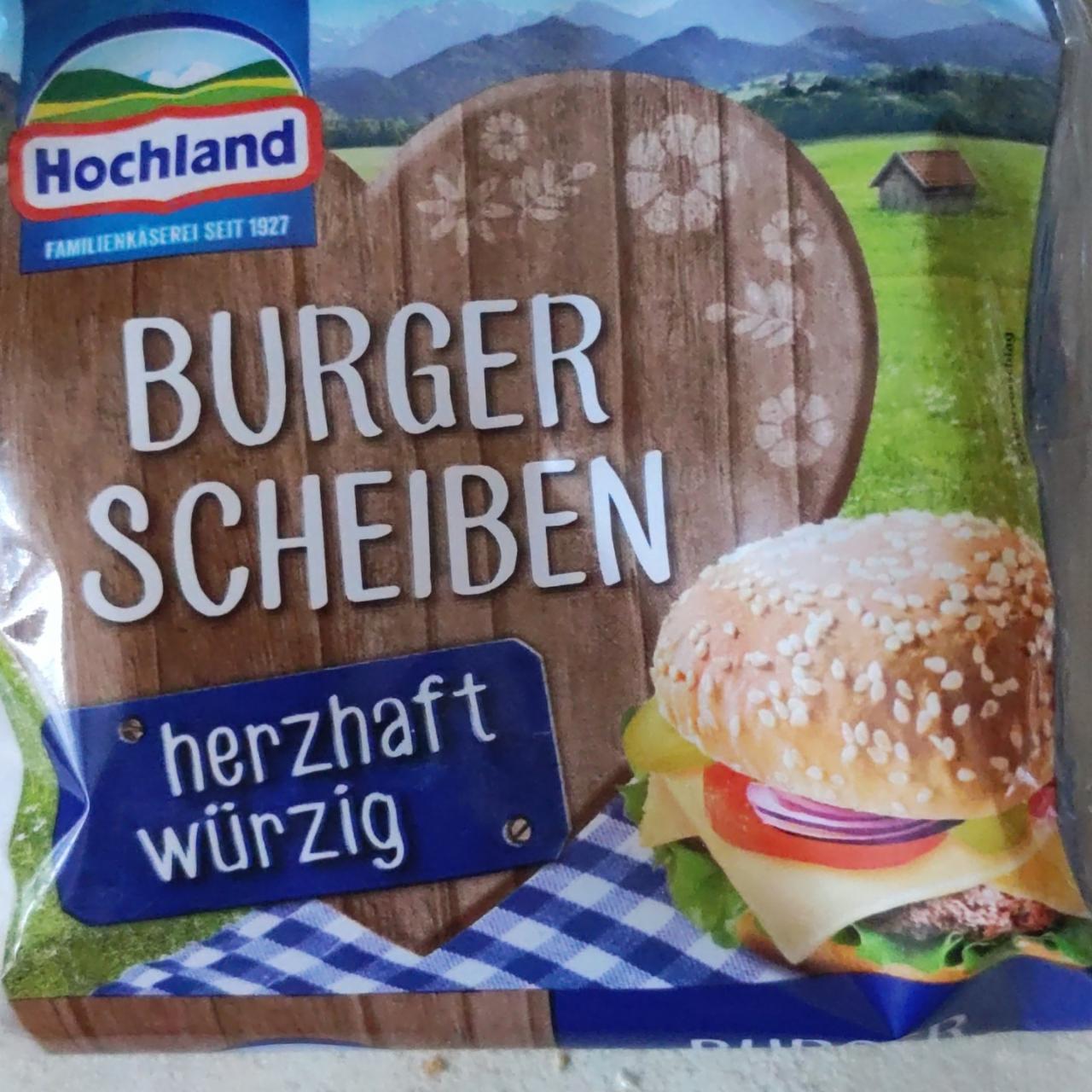 Fotografie - Burger Scheiben herzhaft würzig Hochland