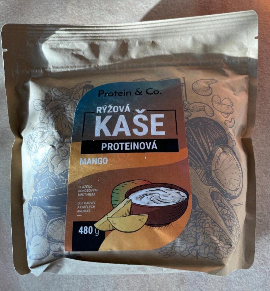 Fotografie - Rýžová kaše proteinová mango Protein & Co.