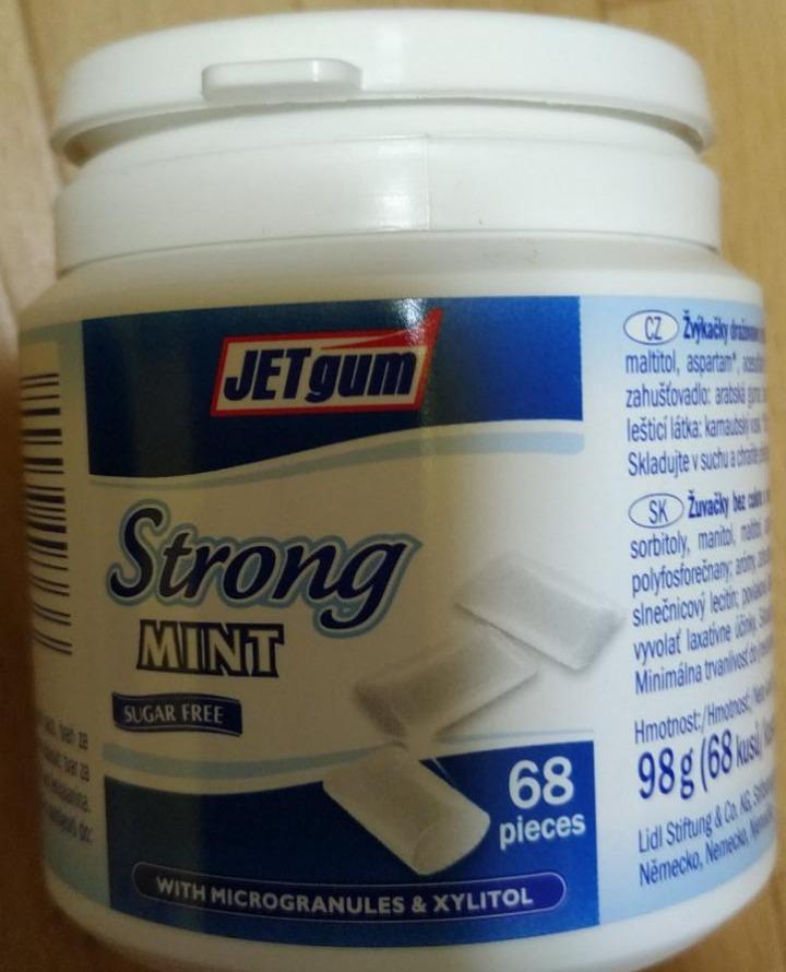 Fotografie - JETgum žvýkačky bez cukru mint strong