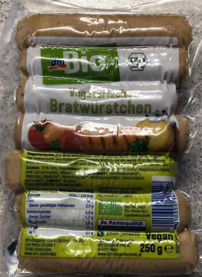 Fotografie - Vegetarische Bratwürstchen dmBio