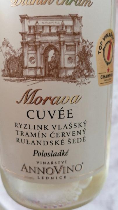 Fotografie - Dianin chrám Morava Sauvignon, Ryzlink rýnský, Chardonnay AnnoVino Lednice