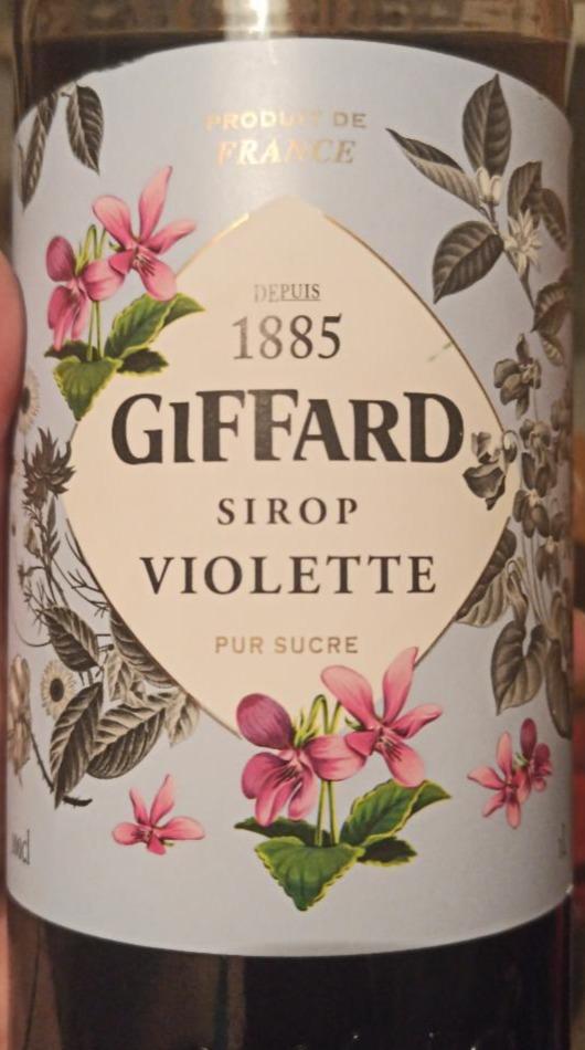 Fotografie - Sirop Violette Giffard