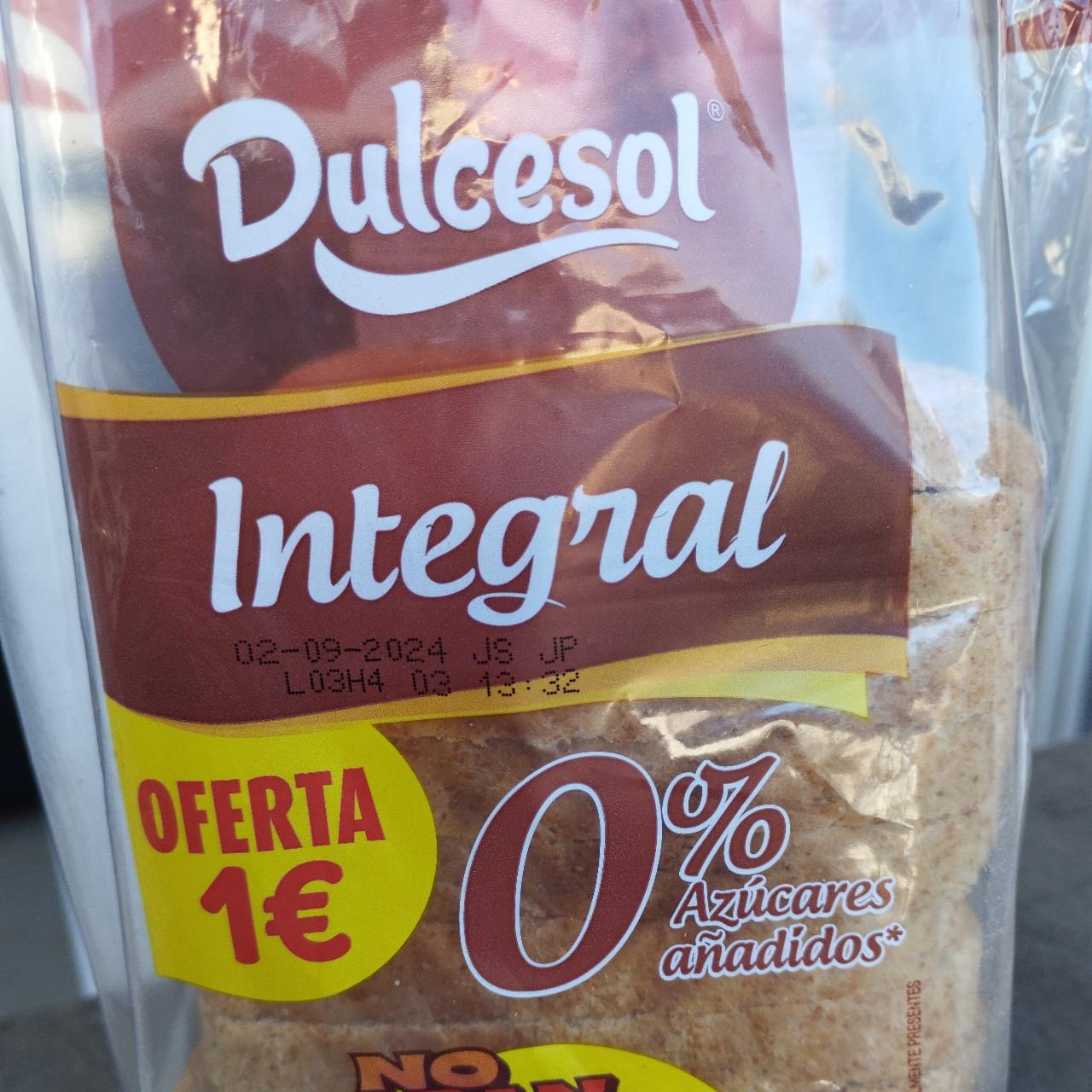 Fotografie - Integral 0% azúcares añadidos Dulcesol