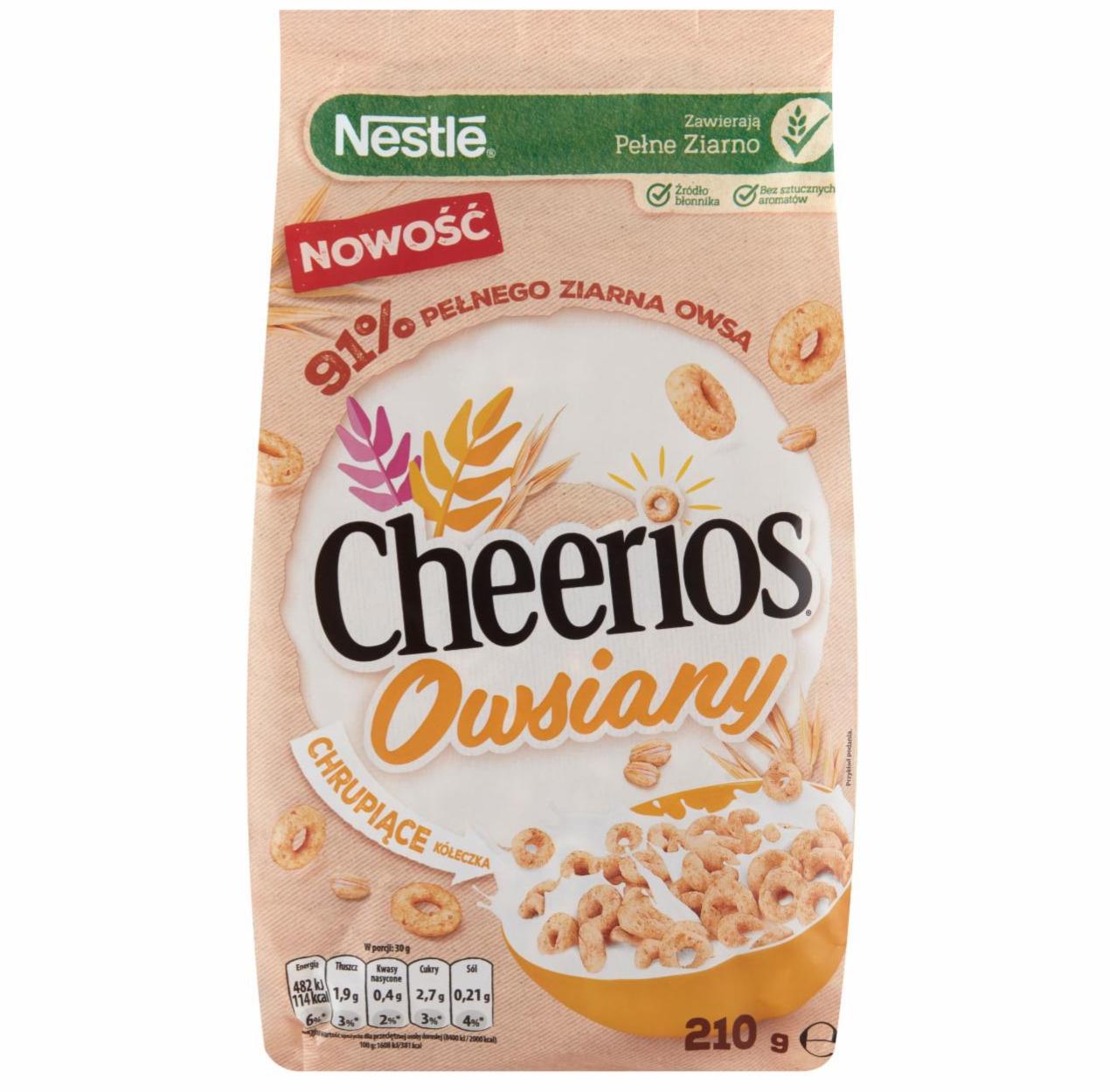 Fotografie - Cheerios oat 91% whole grain oats Nestlé