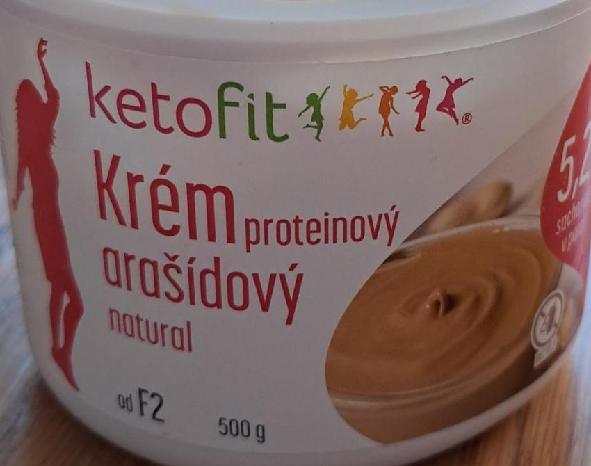 Fotografie - Krém proteinový arašídový natural KetoFit