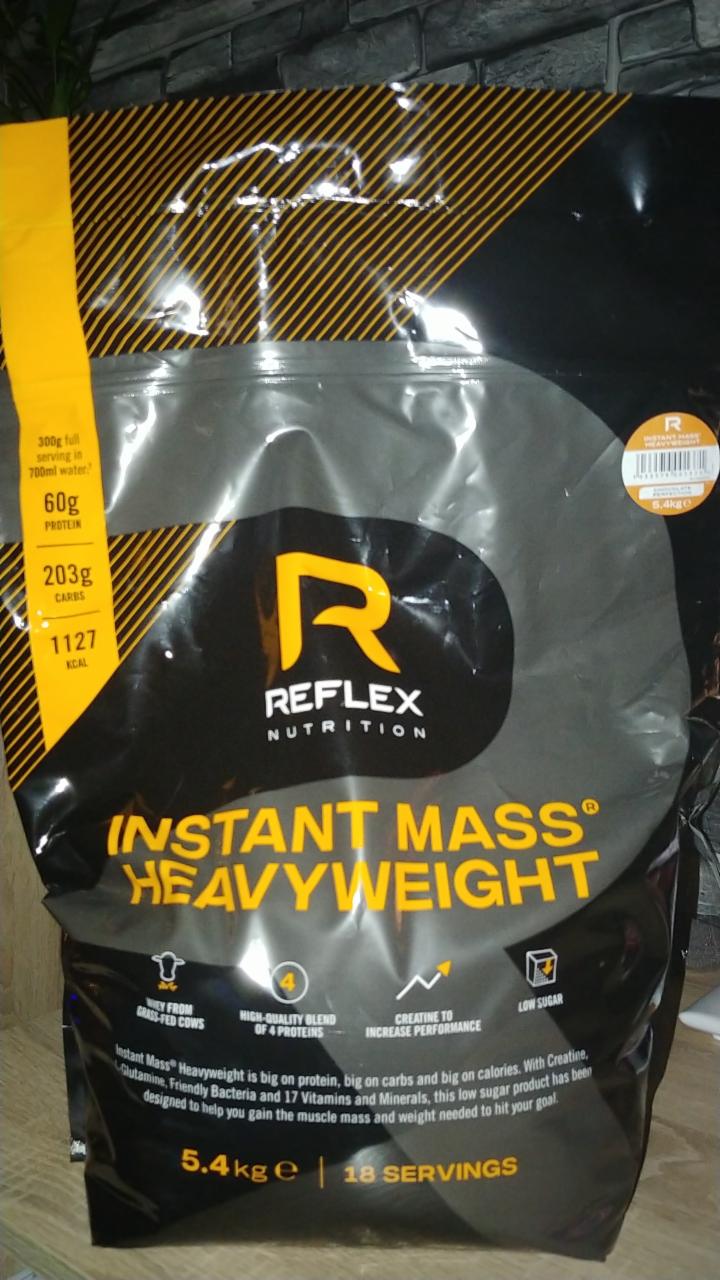 Fotografie - Instant Mass Heavy Weight čokoláda+arašídové máslo Reflex Nutrition