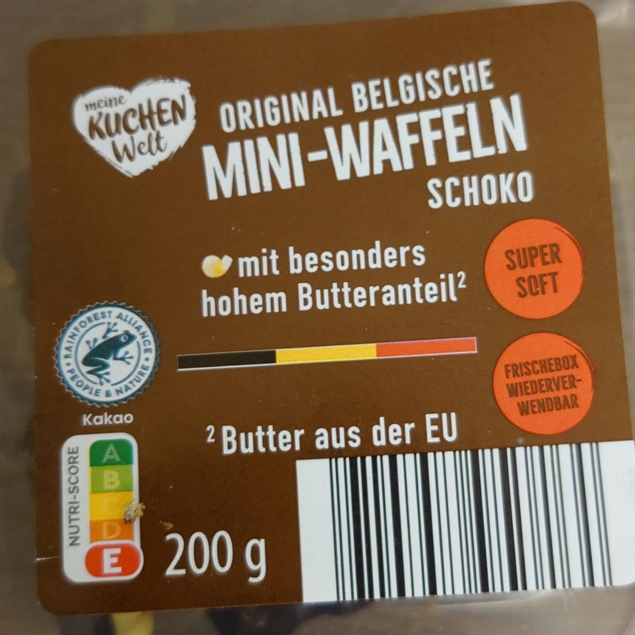 Fotografie - Original Belgische Mini-Waffeln Schoko Meine Kuchen Welt