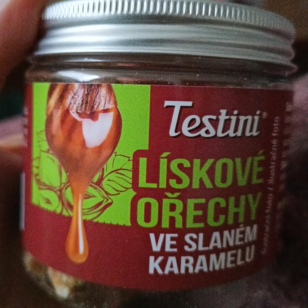 Fotografie - Lískové ořechy ve slaném karamelu Testini