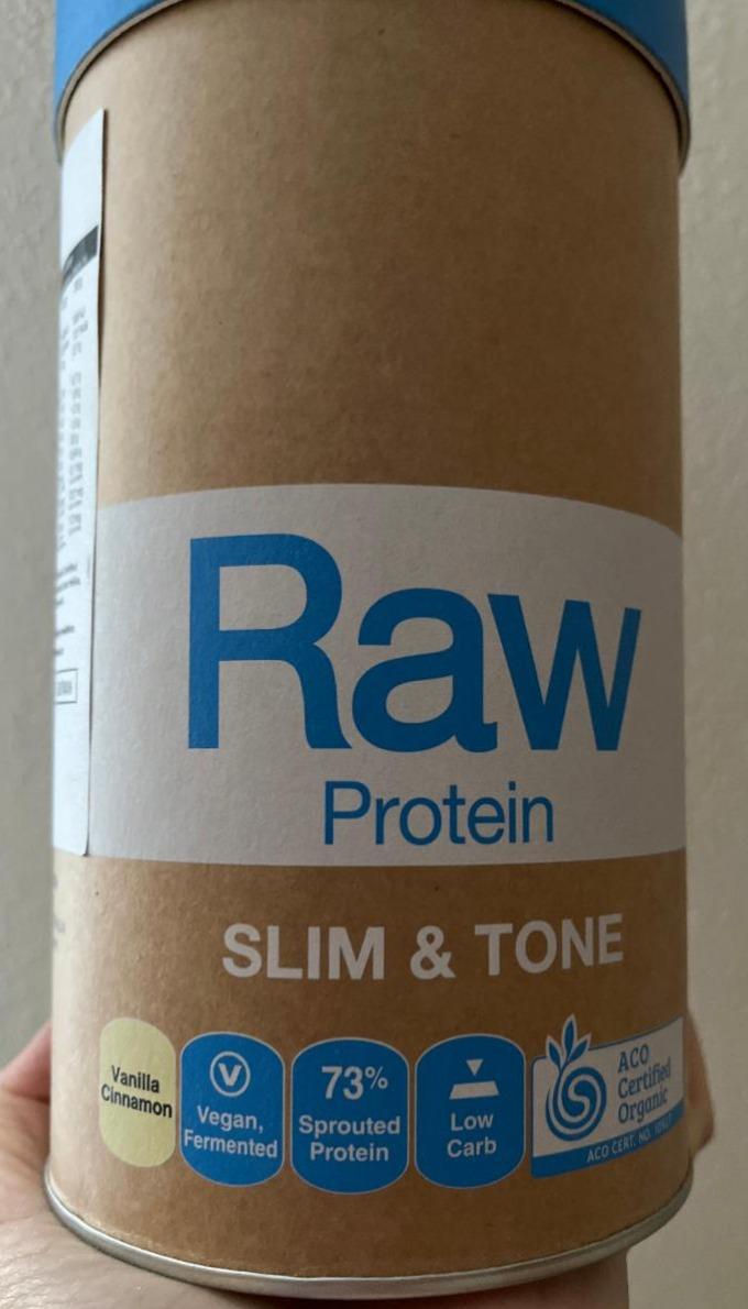 Fotografie - Raw Protein Slim & Tone Vanilla Cinnamon Amazonia