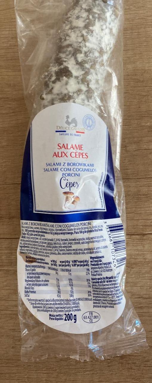 Fotografie - Salame aux cèpes Délice Gaulois