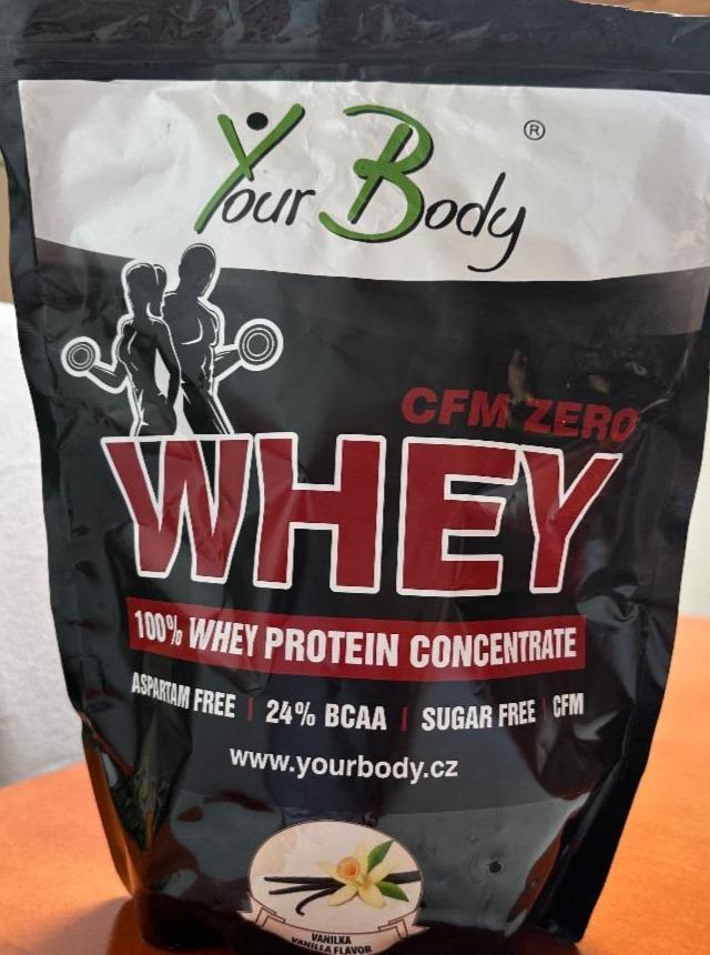 Fotografie - Whey CFM Zero Vanilka YourBody