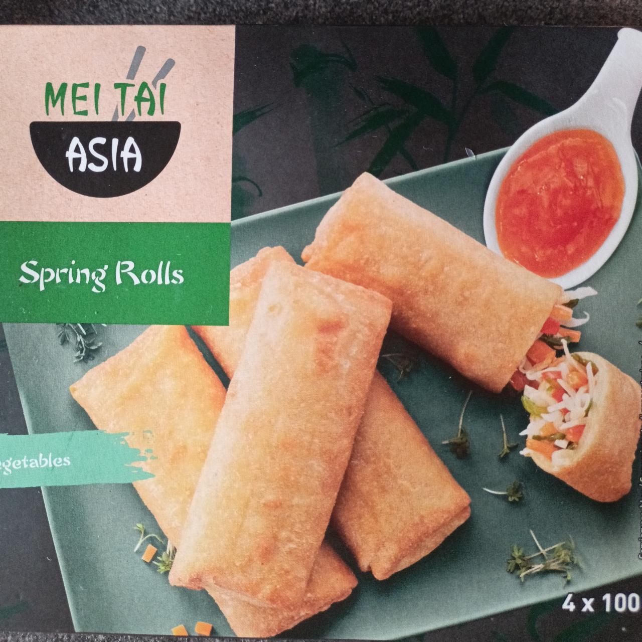 Fotografie - Spring rolls vegetables Mei Tai Asia