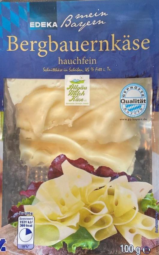 Fotografie - Bergbauernkäse hauchfein Edeka