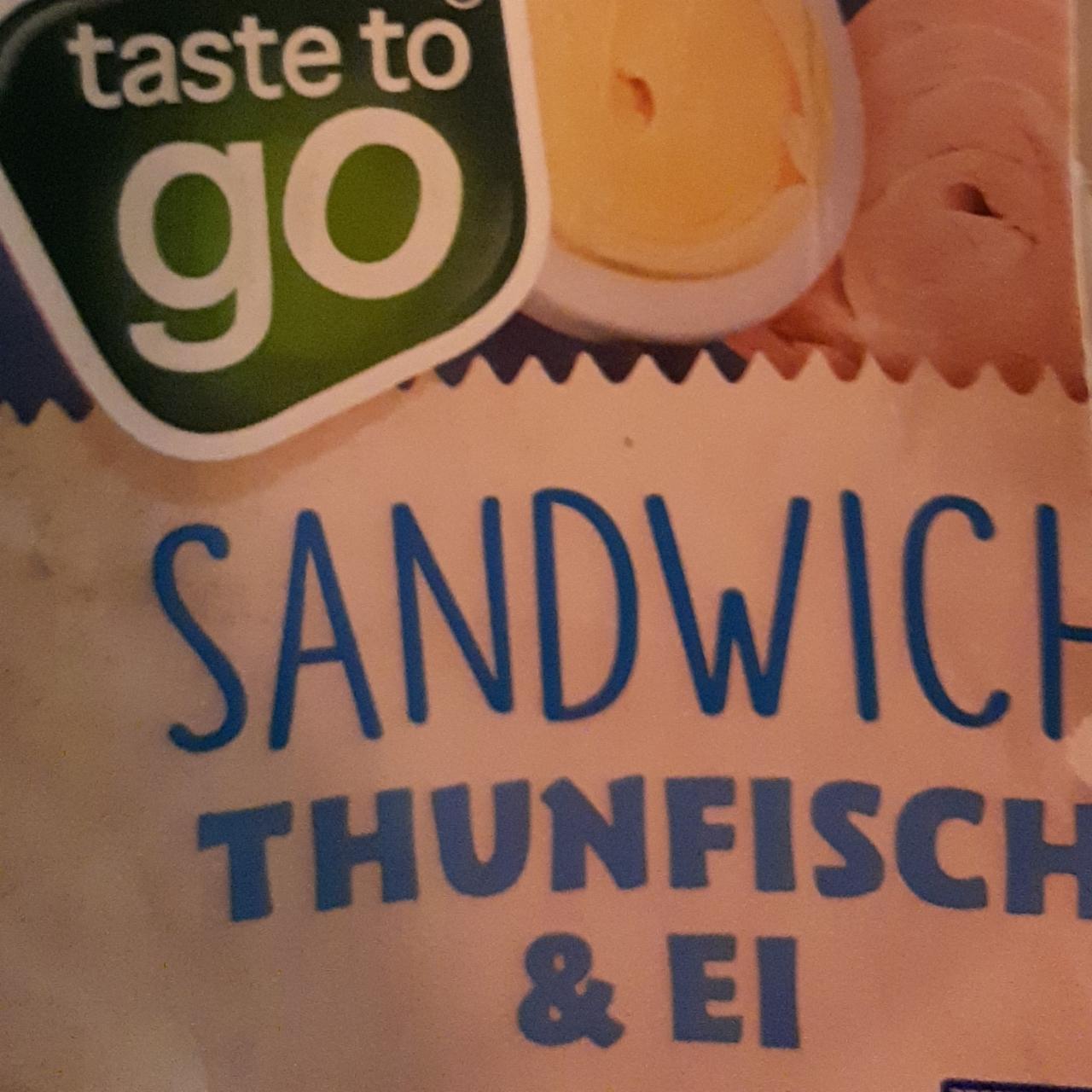 Fotografie - Sandwich Thunfish & Ei Taste to go