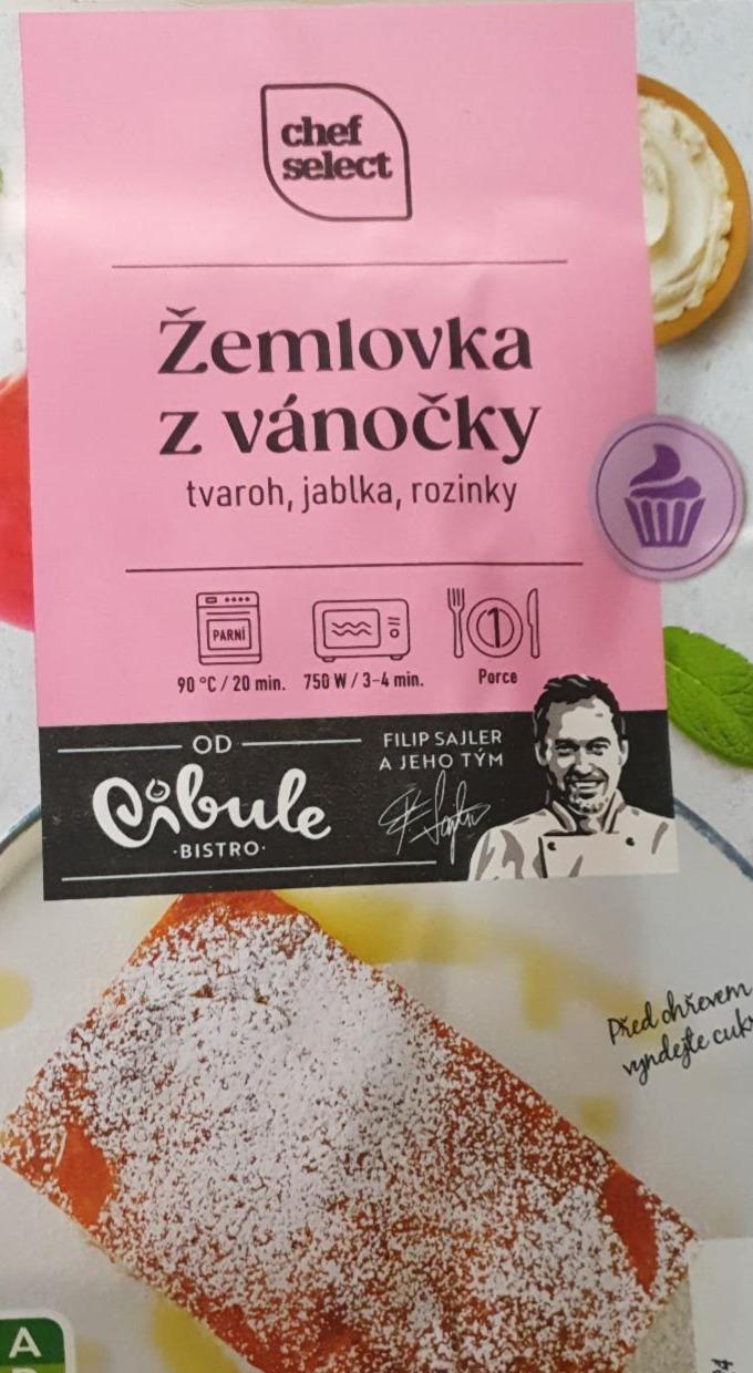 Fotografie - Žemlovka z vánočky tvaroh, jablka, rozinky Chef Select