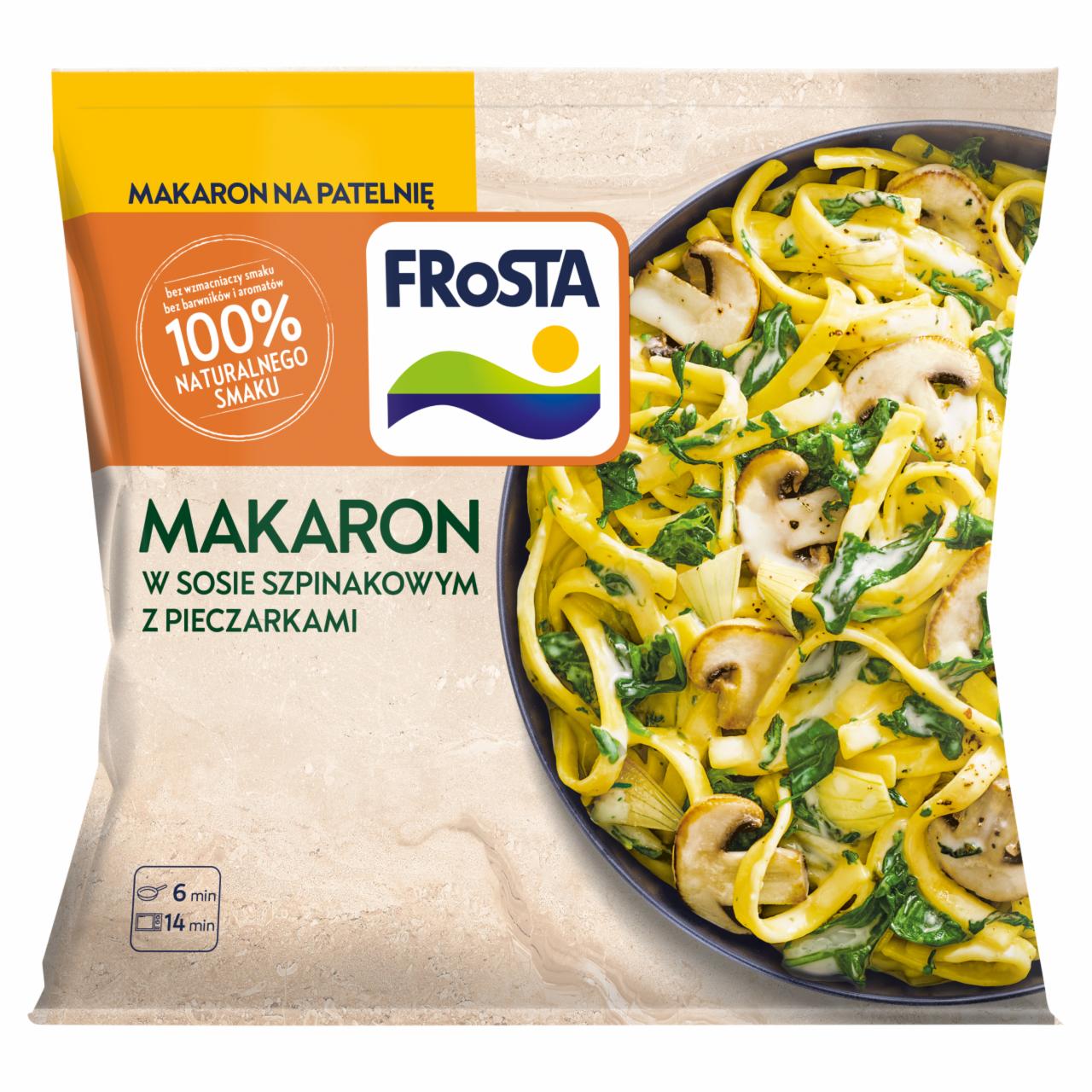 Fotografie - Makaron tagliatelle z sosem szpinakowym FRoSTA