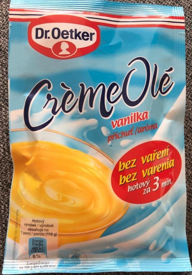 Fotografie - Crème Olé vanilka příchuť Dr.Oetker