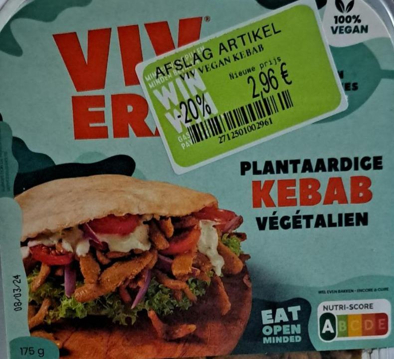 Fotografie - Plantaardige Kebab végétalien Vivera