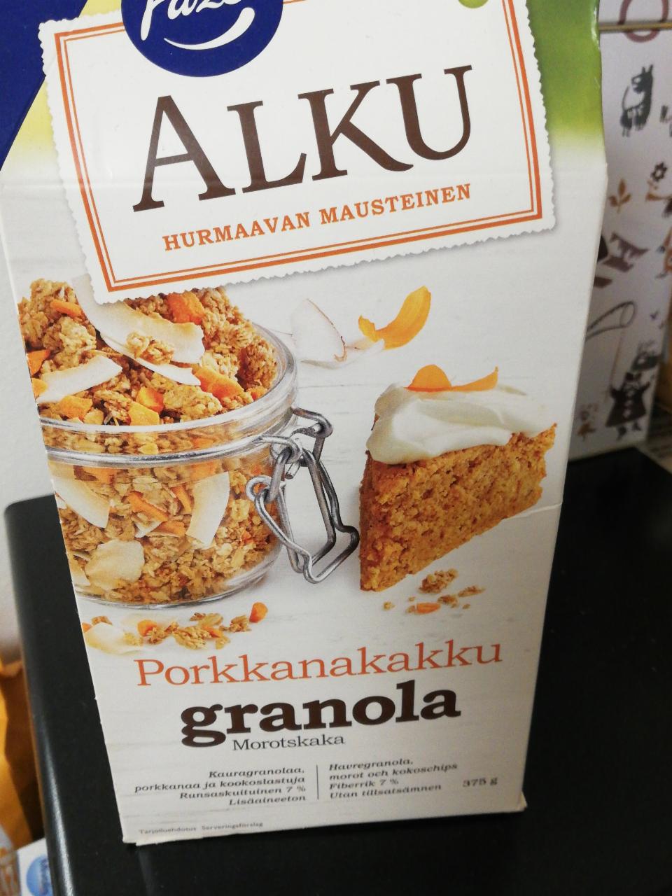 Fotografie - Alku Porkkanakakku Granola Fazer