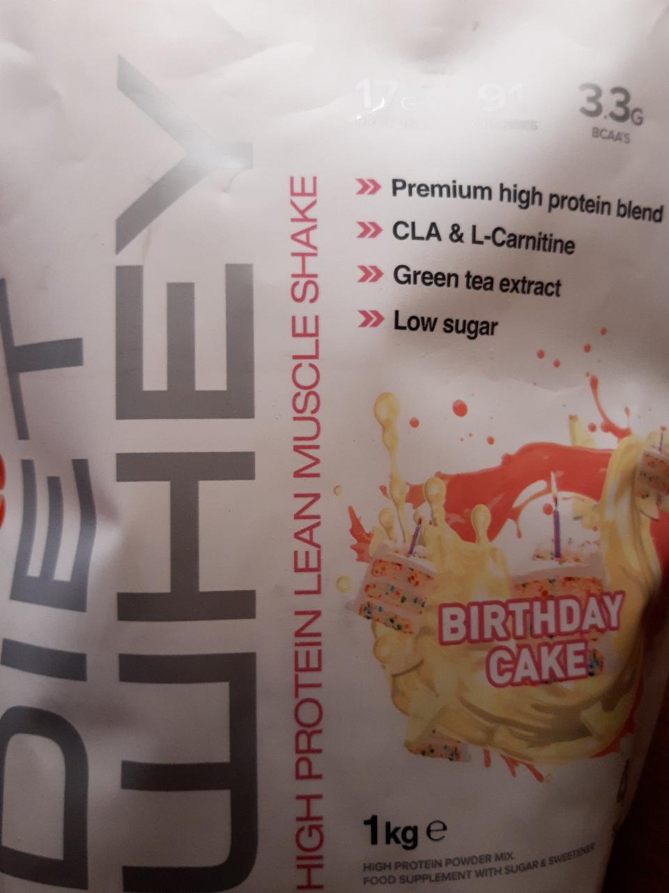 Fotografie - Diet Whey Shake Powder Birthday Cake PhD Nutrition