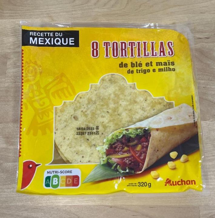 Fotografie - Tortillas de blé et maïs Auchan