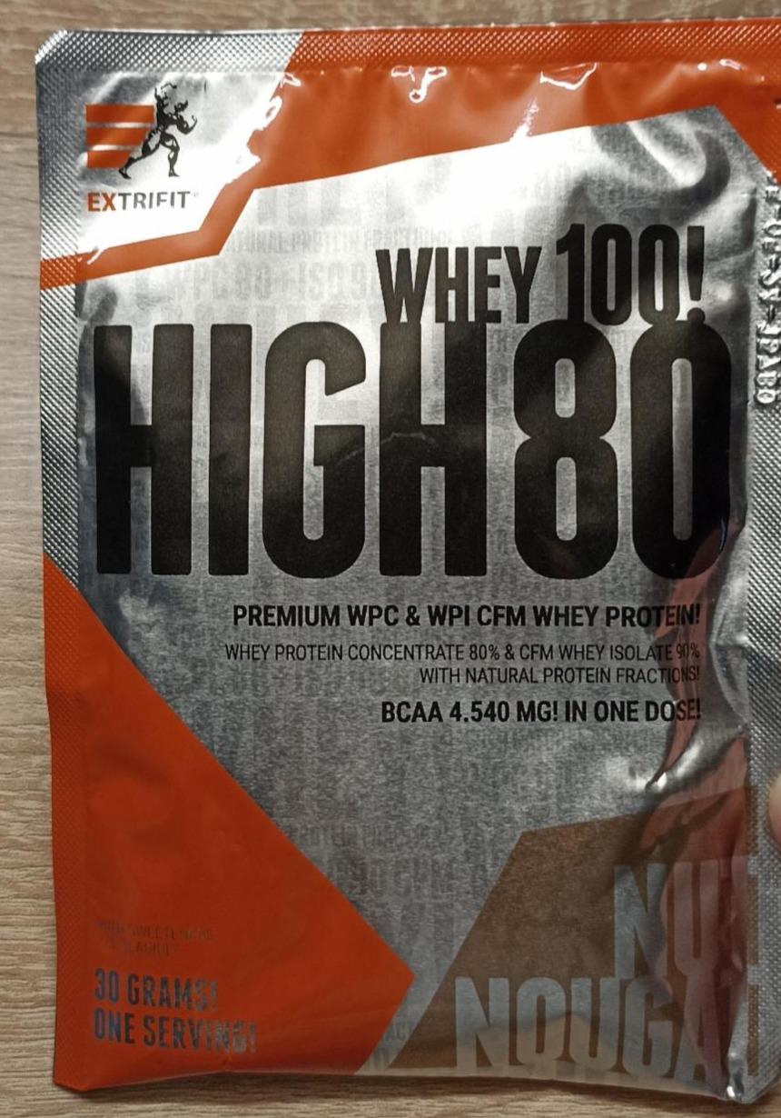 Fotografie - Whey 100! High 80 Nut Nougat Extrifit