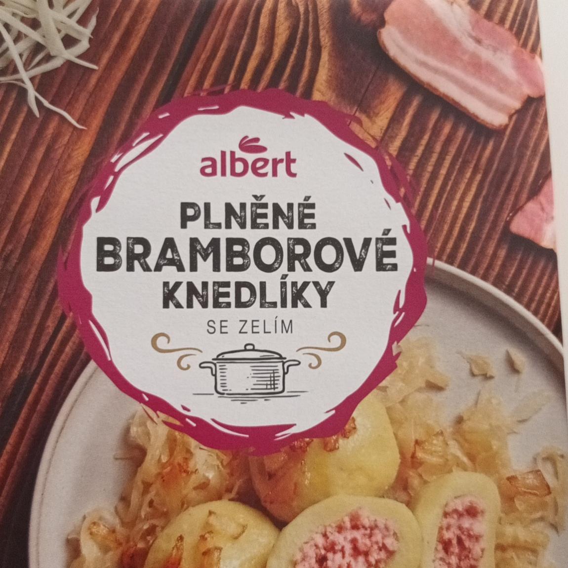 Fotografie - Plněné bramborové knedlíky se zelím Albert