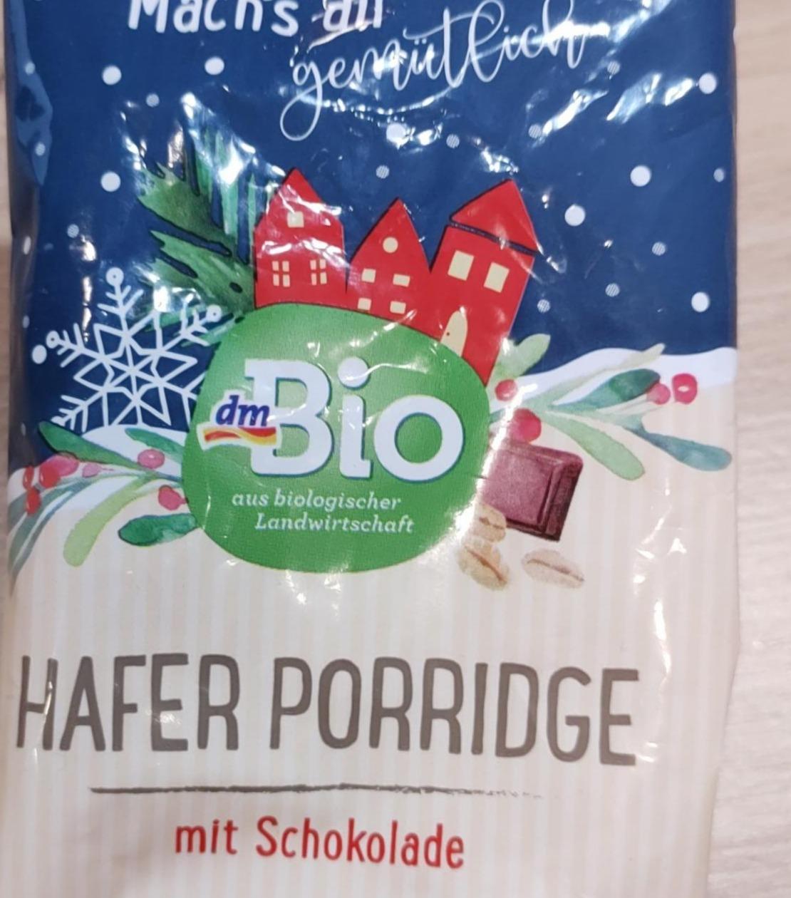 Fotografie - Hafer Porridge mit Schokolade dmBio