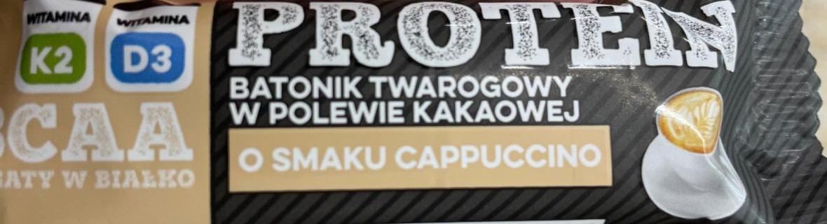 Fotografie - Tvarohová proteinová tyčinka cappuccino