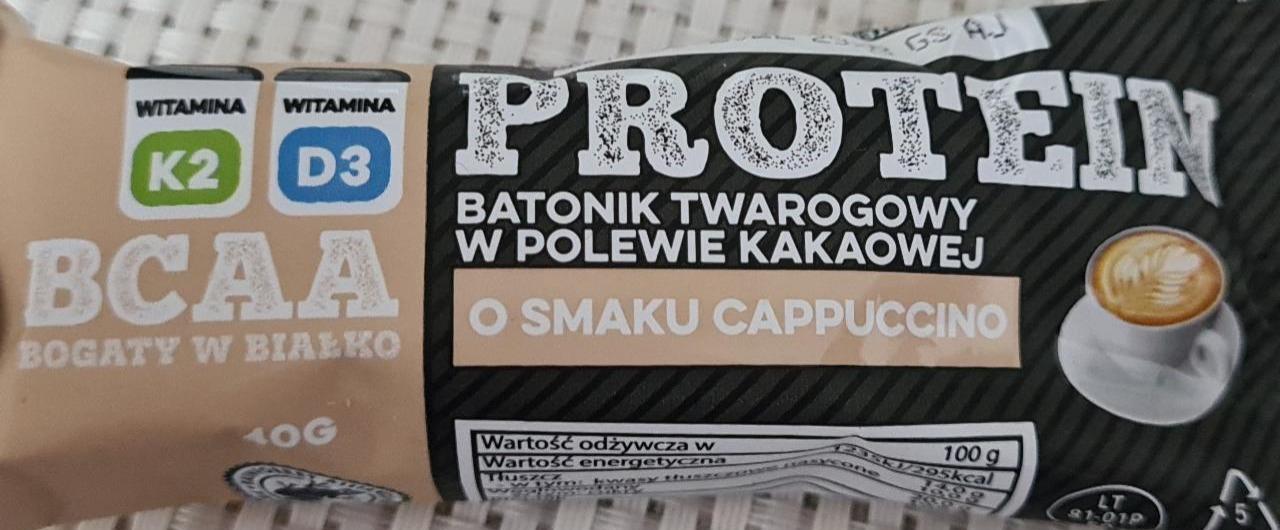 Fotografie - Tvarohová proteinová tyčinka cappuccino