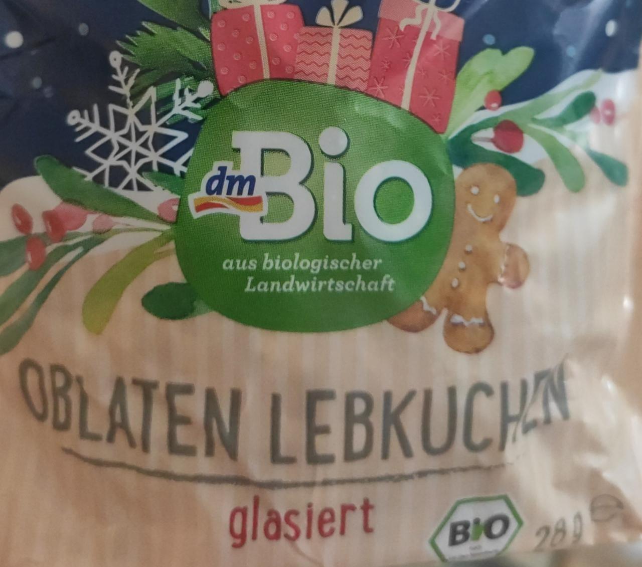 Fotografie - Oblaten Lebkuchen glasiert dmBio