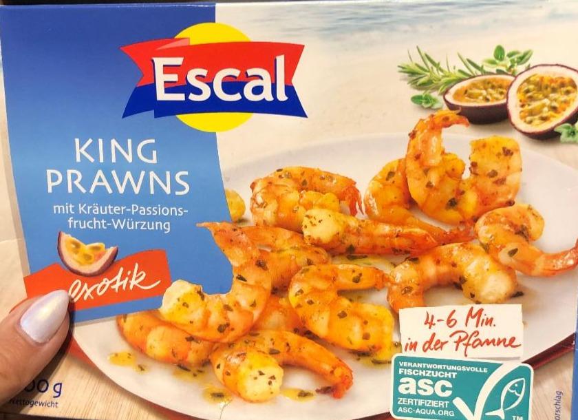 Fotografie - King Prawns exotic ASC Escal