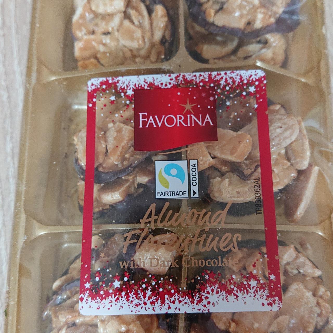 Fotografie - Almound Florentines with Dark Chocolate Favorina