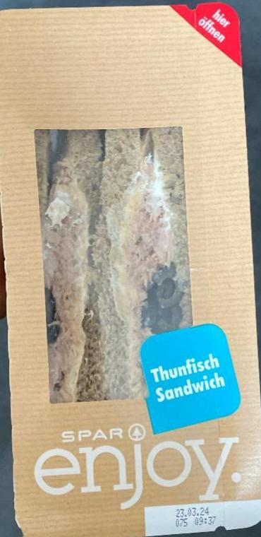 Fotografie - thunfisch sandwich Spar Enjoy