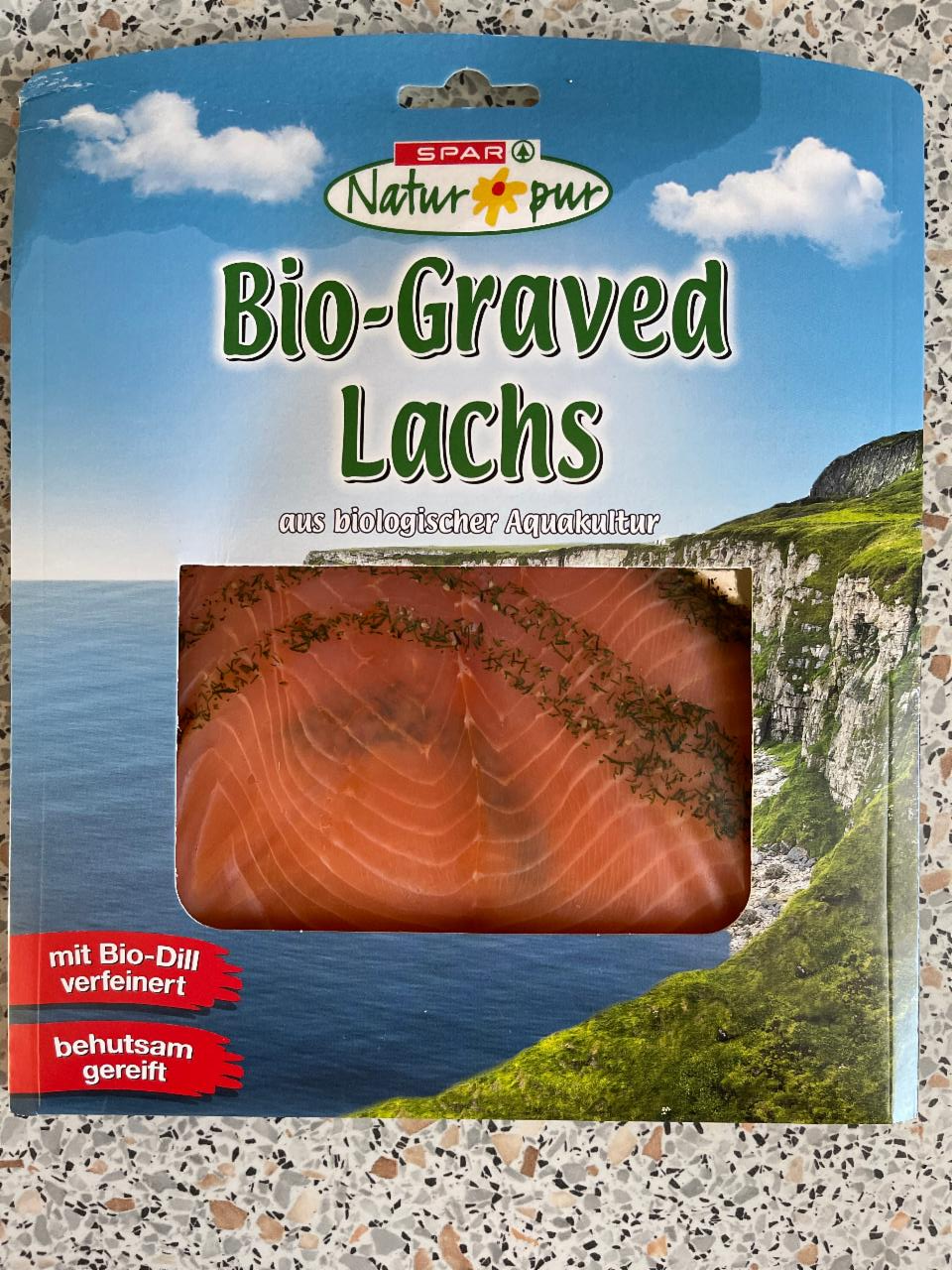 Fotografie - Bio-Graved Lachs mit Dill Spar Natur pur