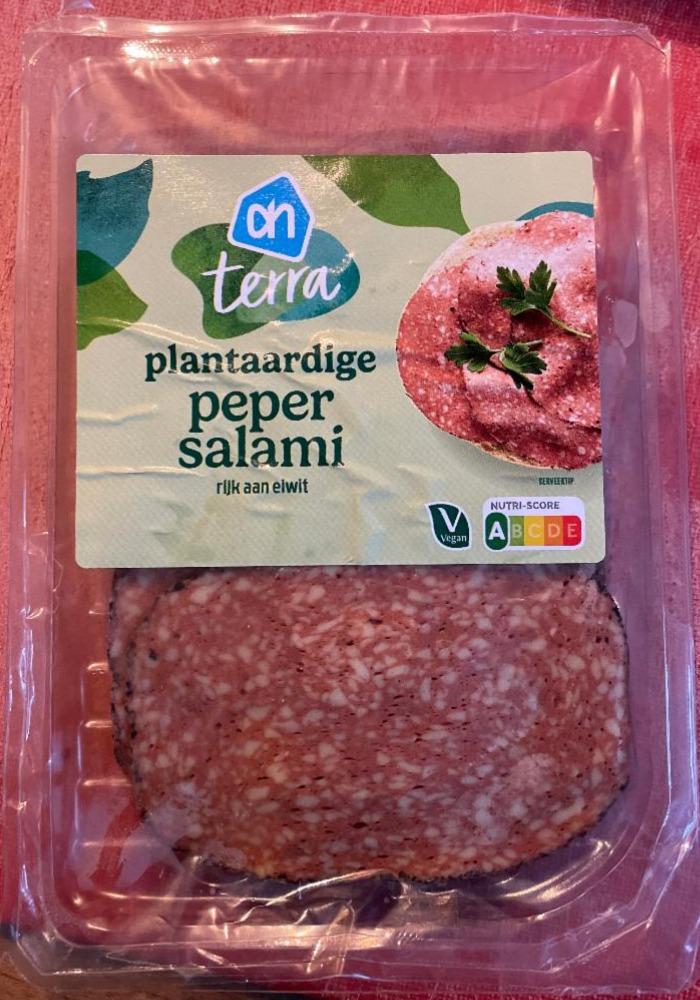 Fotografie - Plantaardige peper salami AH terra